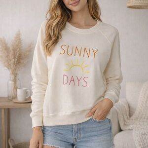 Workshop Republic Sunny Days Cream Sweatshirt